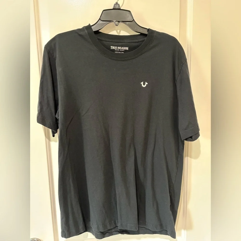 True Religion Black Men's T-Shirt size XL